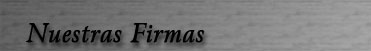 Nuestras Firmas